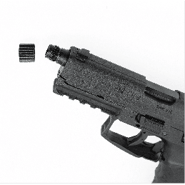 H&K VP9 Tactical Airsoft GBB – keermestatud toru, summutiga ühilduv, tõeline tagasilöök