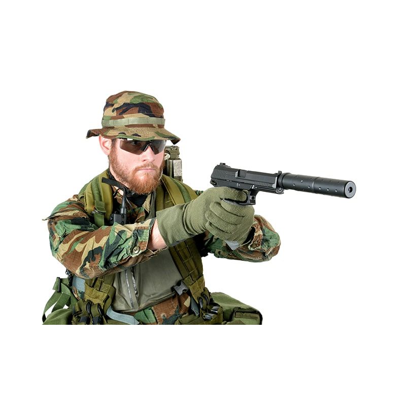 MK23 Assassin Pistole Replik mit Schalldämpfer
