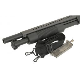 Airsoft pompinis šautuvas su atsarginėmis dalimis