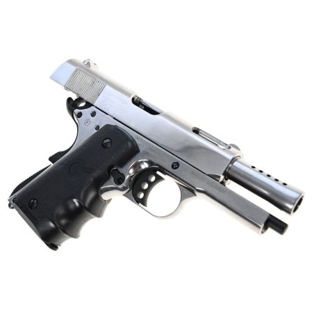 Shiny Colt 1911 Defender green gas airsoft pistol