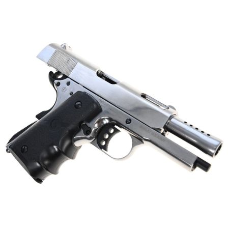 Spīdīga Colt 1911 Defender zaļā gāzes pneimatiskā pistole