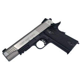 Colt 1911 Dual Colour CO2 Airsoft Pistole mit Schiene