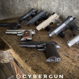 Colt 1911 Dual Colour CO2 Airsoft Pistole mit Schiene