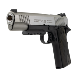 Colt 1911 Dual Colour CO2 Airsoft Pistole mit Schiene