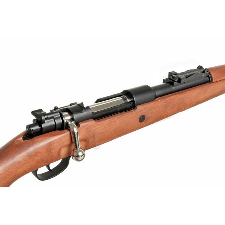 Airsoft Kar98k Real Wood koos kestadega