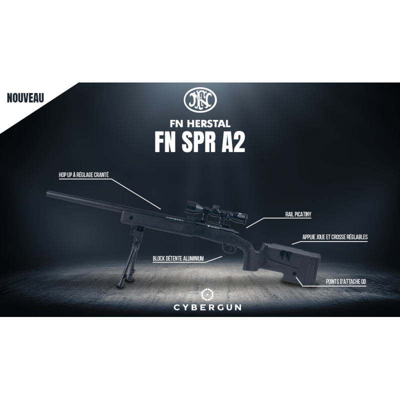 Leistungsstarkes Airsoft-Scharfschützengewehr FN SPR™