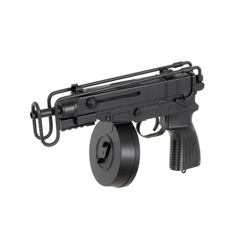 Scorpion Airsoft Pistole Full Auto, Trommelmagazin