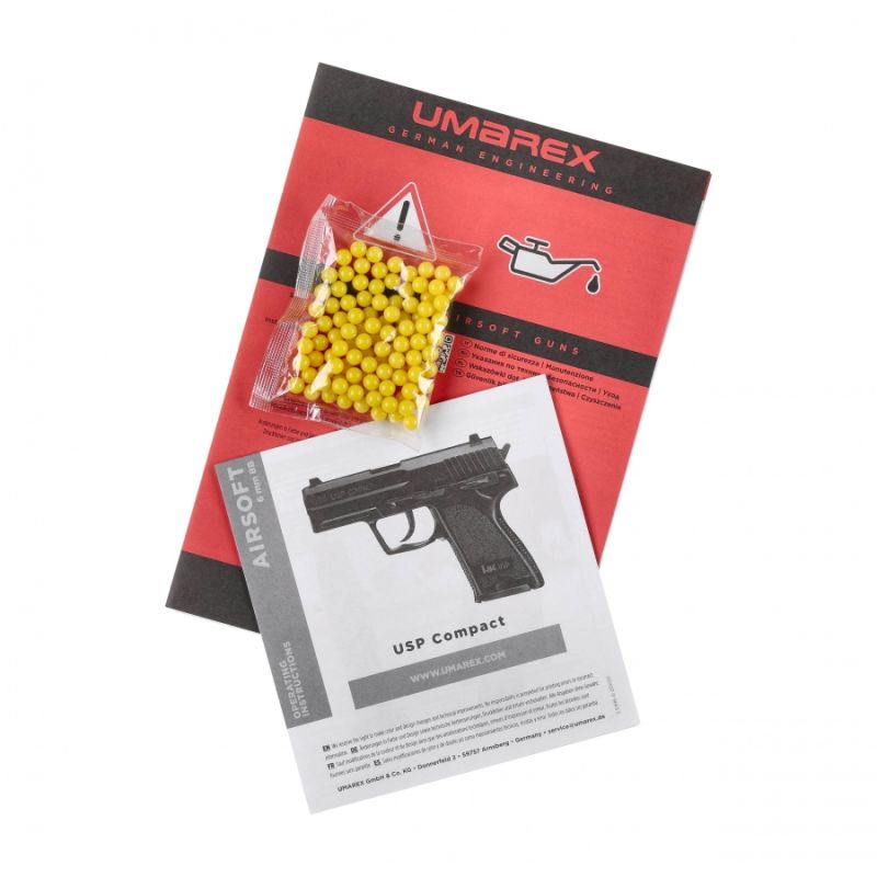 Heckler & Koch USP Compact Airsoft Pistole mit Schiebeverriegelung