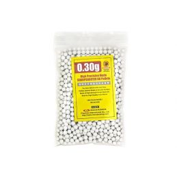 Heavy 6 mm airsoft BBs - 1000 pcs, 0.30 g, for sharp shooting