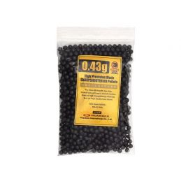 Sunkiausi 6 mm airsofto šratinukai - 1000 vnt., 0,43 g, skirti aštriam šaudymui