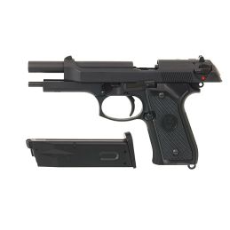 "Beretta M9" airsoft žaliųjų dujų pistoletas su atoveiksmiu (GBB)