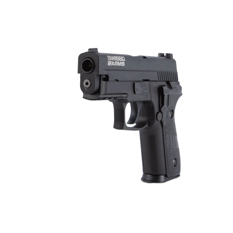 Kompaktiškas metalinis pistoletas su judančiu šliaužikliu Sig Sauer P229
