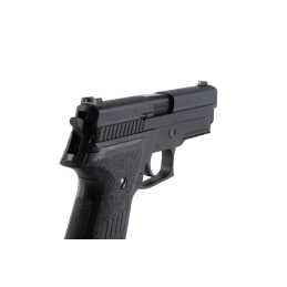 Kompaktiškas metalinis pistoletas su judančiu šliaužikliu Sig Sauer P229