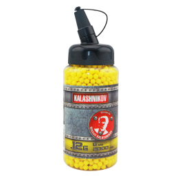Light 6 mm BBs for airsoft guns - 2000 pcs, 0.12 g in a fast loading bottle