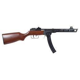 Snow Wolf SW-09 PPSh-41 AEG Airsoft SMG – Wood-Effect Finish, Full Metal, 1000-rd Drum