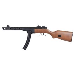 Snow Wolf SW-09W PPSh-41 AEG Airsoft SMG - īstas koksnes, metālisks, 1000 gab. cilindrs