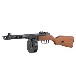S&T PPSh-41 EBB AEG Airsoft SMG - ABS kolf, 1000-rd trommel (STAEG01FW)