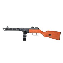S&T PPSh-41 EBB AEG Airsoft SMG - Legno vero, tamburo da 2000 colpi (STAEG01)