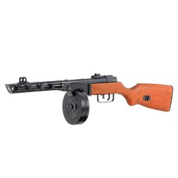 S&T PPSh-41 EBB AEG Airsoft SMG - īstas koksnes, 2000 gab. cilindrs (STAEG01)