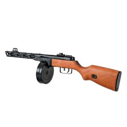 S&T PPSh-41 EBB AEG Airsoft SMG – Real Wood, 2000-rd Drum (STAEG01)