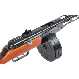 S&T PPSh-41 EBB AEG Airsoft SMG - Echt hout, 2000-rd trommel (STAEG01)