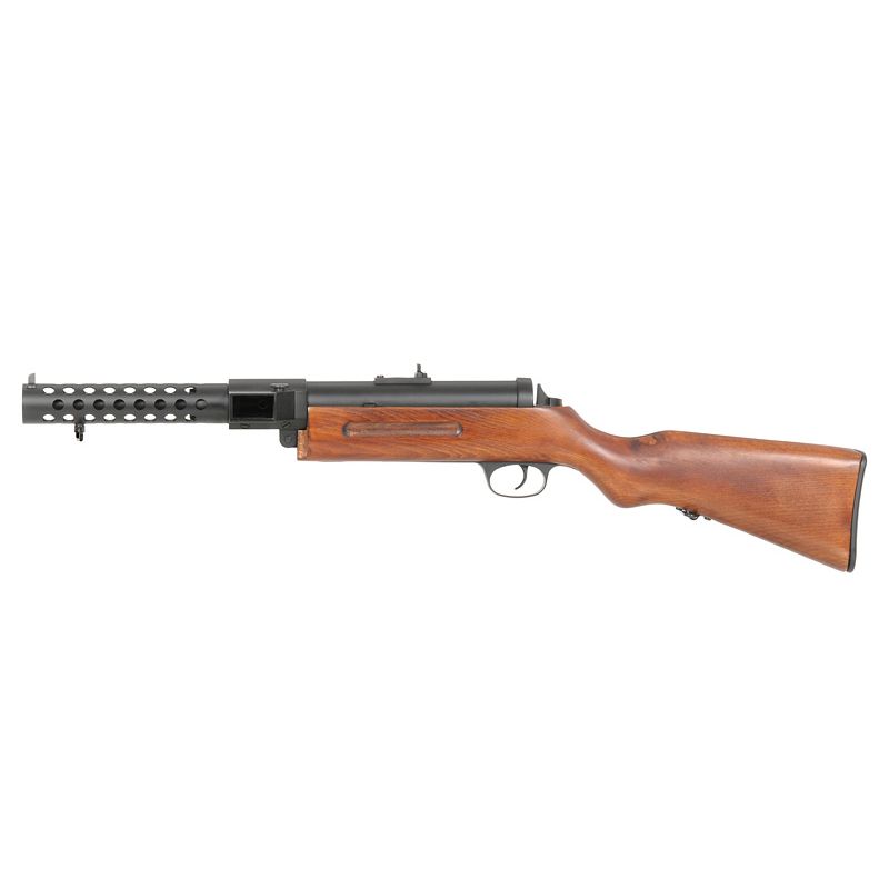 Snow Wolf SW-021 MP18 AEG Airsoft SMG - īsta koka, pirmais kājnieku automāts