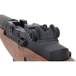 M14 Airsoft-Gewehr - Holz-Stil, Akku & Ladegerät enthalten, US Battle Rifle