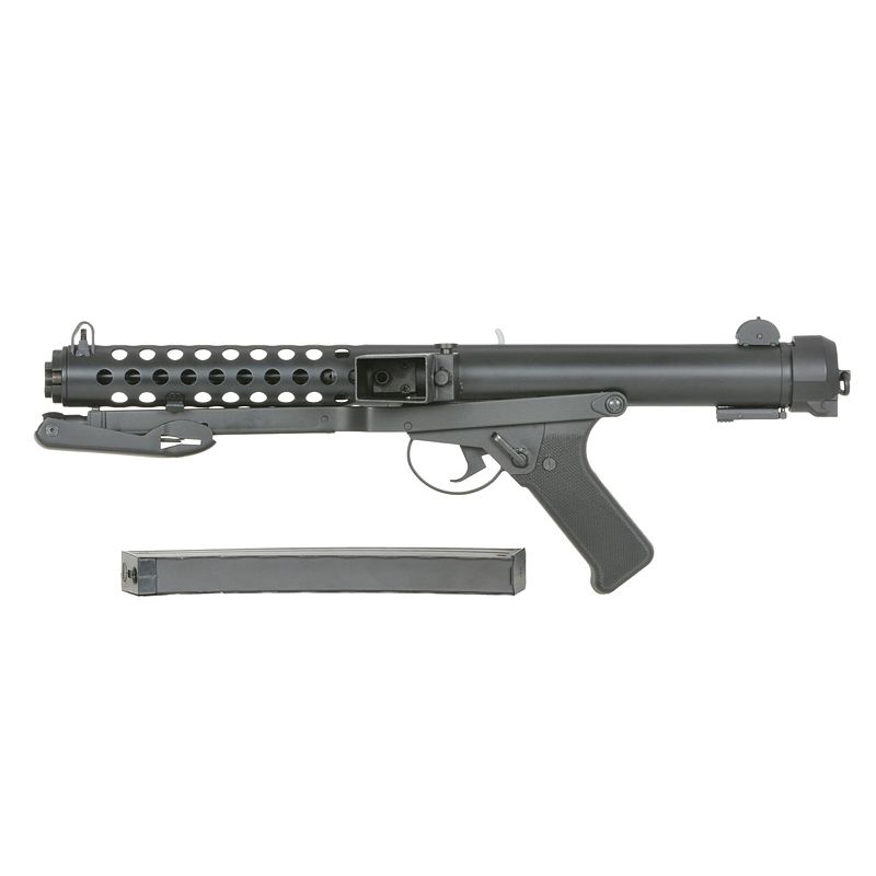 Sterling MK4 Airsoft SMG - Pistola mitragliatrice della guerra fredda britannica, base blaster Star Wars E-11