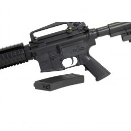 Airsoft atsperu šautene M4A1 ar metāla sliedēm