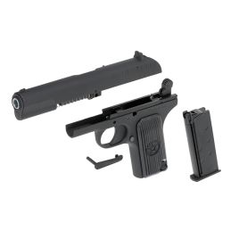 TT-33 Tokarev Airsoft GBB pistole - padomju Otrā pasaules kara šaujamierocis, pilnmetāls