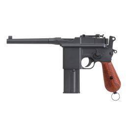 Mauser C96 M712 Schnellfeuer CO2 Luchtsoftpistool - Select-Fire Duitse Bezemsteel