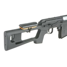 SVD Dragunov veer sluipschuttergeweer Airsoft - 400 FPS, zwart, ware grootte