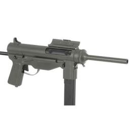 M3A1 Grease Gun Airsoft AEG - WWII Full-Metal SMG, 500-rd Hi-Cap