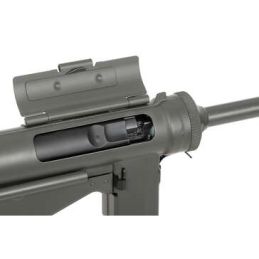 M3A1 Grease Gun Airsoft AEG - WWII Full-Metal SMG, 500-rd Hi-Cap