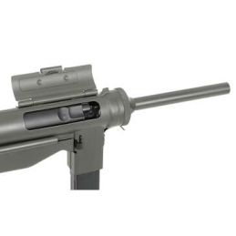 M3A1 Grease Gun Airsoft AEG - Antrojo pasaulinio karo laikų metalinis SMG, 500 MB Hi-Cap