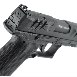 Walther PDP F-Series - slankiklio ir optikai paruošto pjūvio detalė