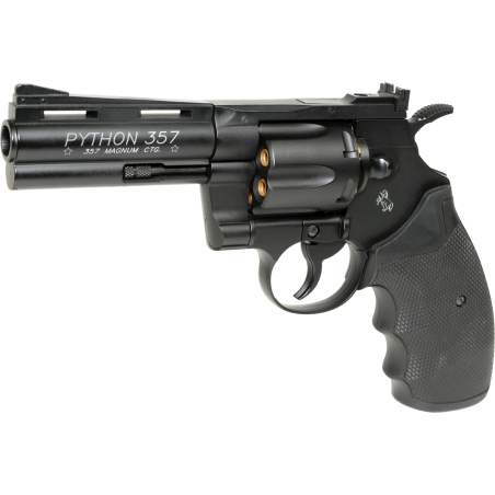 Labai galingas pneumatinis metalinis revolveris Colt .357 Python 4"