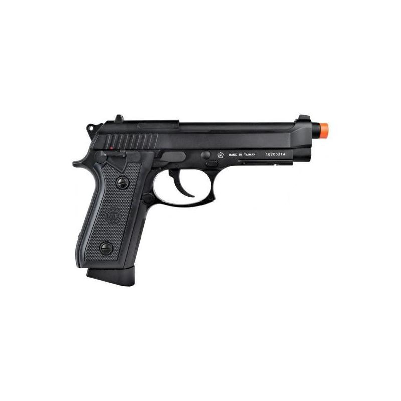 PT92 FULL AUTO – Select-Fire CO2 Airsoft Pistol, Full Metal, 27-rd Magazine